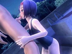 3D Small Teen Fucked at the Pool!