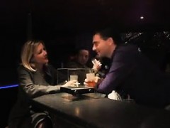 MILF In A Threesome With Two Guys At A Club