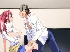 Bigboobs anime schoolgirl hot fucking in the toilet