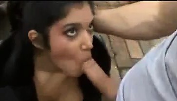 Indian Girl From Britain Having Fun Outside