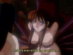 Caught hentai girl gets fucked by monster