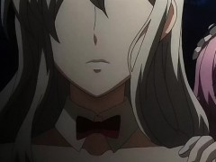 Horny fantasy anime movie with uncensored big tits, group,