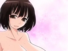 Incredible romance anime movie with uncensored anal, big