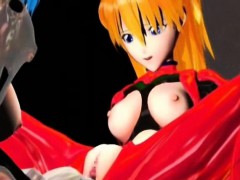 Horny 3D anime lesbos fist pussies