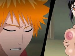 Bleach Porn - Senna takes care of Ichigo's boner