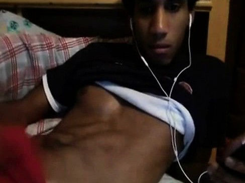 Amateur Black Twink Hot Wanking Off