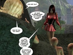 Mermaid Rose 3d comic futanari