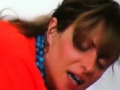 Muscled stud drilling hard German retro pussy