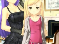 Blonde 3D hentai babe gets slit toyed