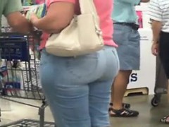 Granny With A Large Booty At Costco