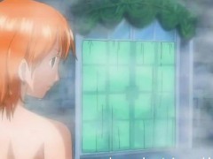 One Piece Porn - Nami in extended bath scene