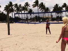 Volleyball At The Beach