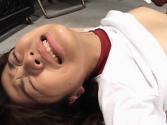 Haruki Morikawa sucks dick while getting doggy in hairy