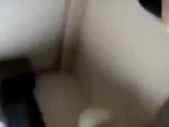 White BBW Riding On A Big Black Cock