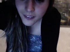 You want to fap to this teen teasing on cam