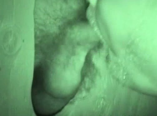 Nightvision gloryhole blowjob session