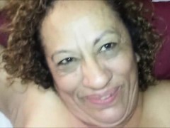 Old Latina Wants it Deep Inside her Asshole