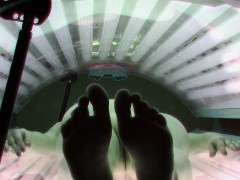 Live Voyeur Masturbation in Solarium