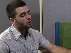 Struggling student rimmed in office