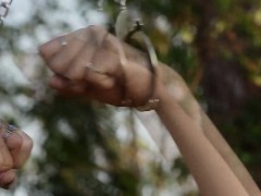 Bound teen spunk faced