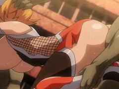 Caught hentai girls gets fucked by monsters