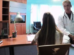 Nurse fucks doctor on security cams