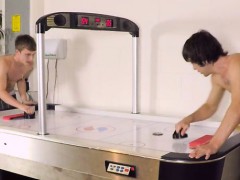 Marc and Warren High Stakes Air Hockey