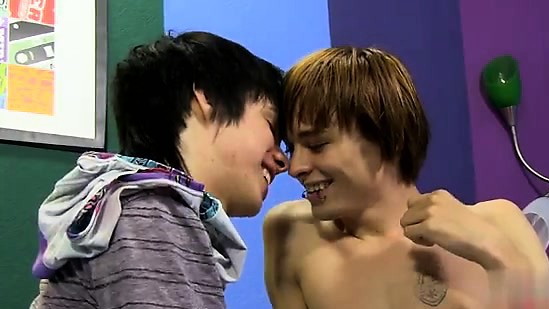 Emo gay boy tube twink boy Kyler Moss surprises Miles Pride