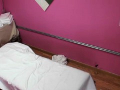 Asian masseuse tugging client for extra money