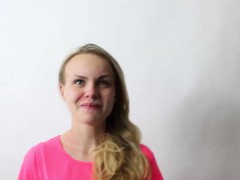 BLONDE FUCKED IN THE ASS DURING CASTING CALL