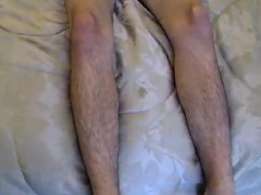 Masturbating hairy young men A Toe Sucking Solo Boy!