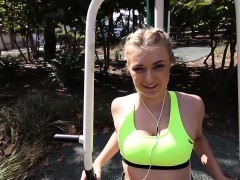 Big ass and titty gorgeous blonde girl Natalia Starr gets