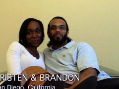 Black couple loves sex and want to swing with other couples