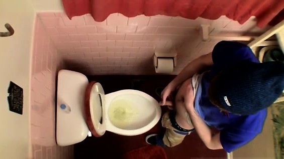 Gay sex school boys xxx photo Unloading In The Toilet Bowl