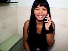 Heather Deep talks to boyfriend on phone while deepthroat