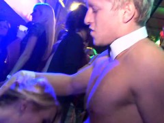 Wild cheeks in club fucked and sucked strip dancers ramrod