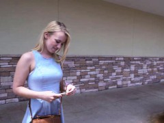 Juicy ass blonde Bailey Brooke gets fucked for cash