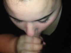 Chubby Amateur Girl Swallows a Load - P.O.V.