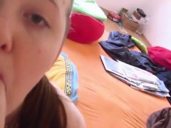 Cock sucking and face teenager compilation that is adoring