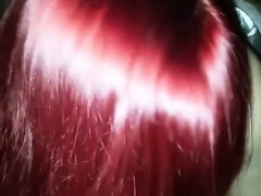 Married woman in cosplay offers incredible blow job POV