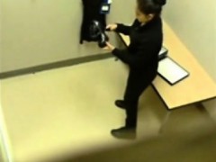 Amateurs secretly filmed in dressing room