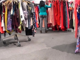 Sensual Babe In Gray Pants Walks Around The Store Jiggling Sensual Babe In Gray Pants Walks Around The Store Jiggling