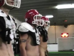 College footbal hunks anal hazing ritual