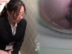 Strange uniform asian pee