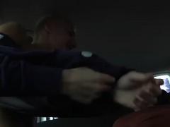Attractive twinks Scott Reece and Joss having orgy in a car