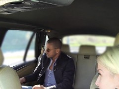 Italian guy bang Czech female fake taxi driver