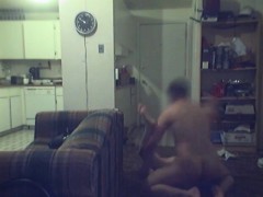 My stepsister and neighbor on spy camera