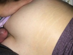 Purple panty assjob and cumshot Lina from 1fuckdatecom