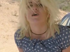 Nasty blonde babe gets railed by border patrol officer