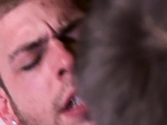 English maledom deepthroats and fucks bottom